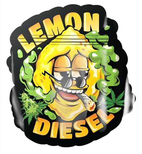 Mylar Bag Geruchsdicht Lemon Diesel 10 Stück